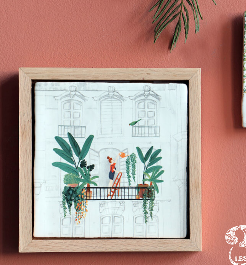 Carreau de céramique gm "balcon" (13x13cm) – Image 2