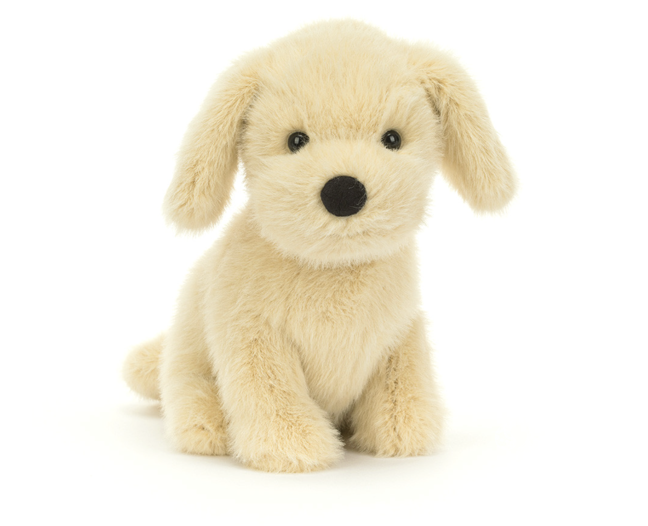 golden peluche puppy jellycat