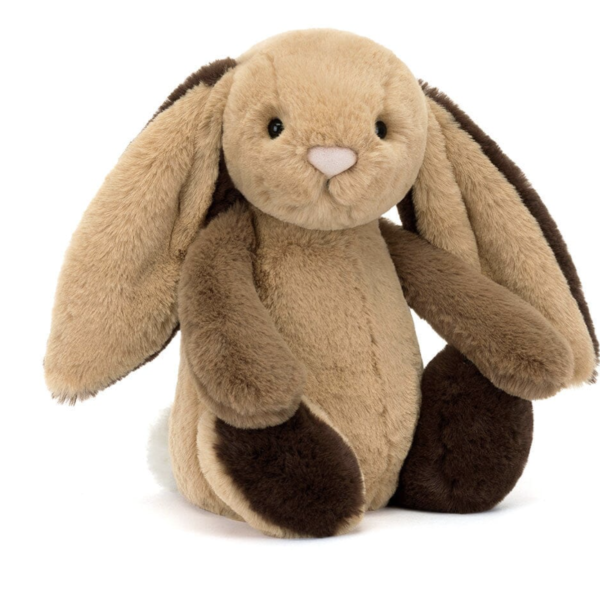 peluche Bashful Patchwork Brown Bunny Original - JELLYCAT