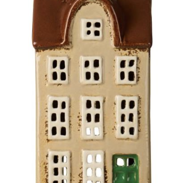 Maison f/tealight Nyhavn porte verte ib laursen
