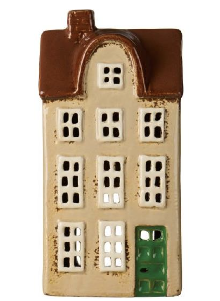 Maison f/tealight Nyhavn porte verte ib laursen