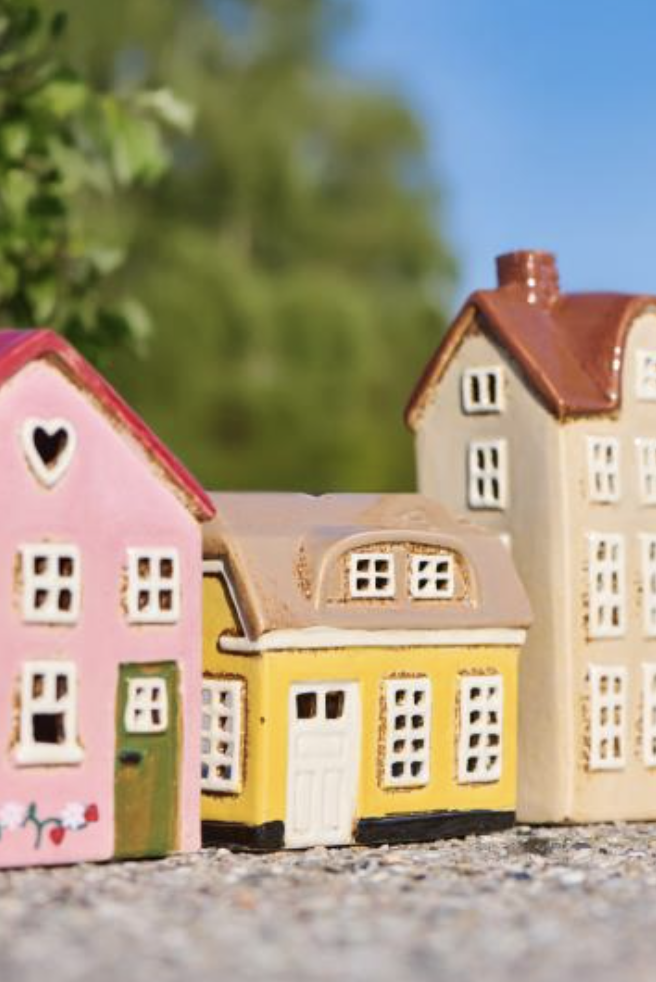 Maison f/tealight Nyhavn porte verte ib laursen