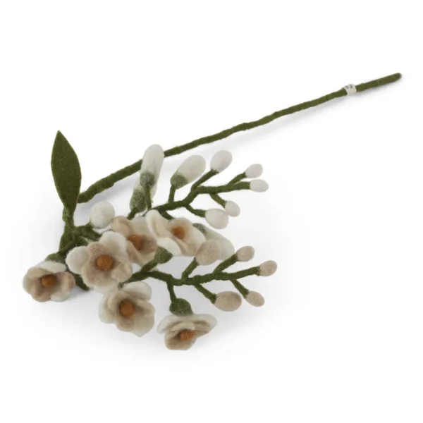 Wisteria-white-en-laine-feutrée-60cm-En Gry & Sif -17016