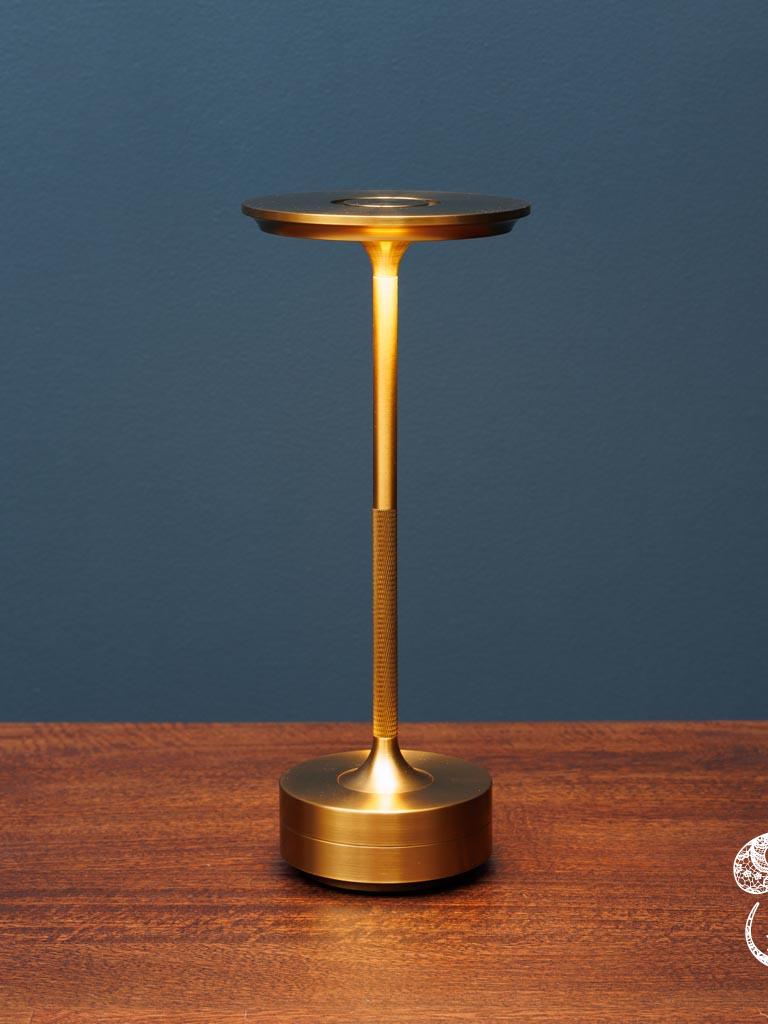 Lampe nomade noire chargeur USB-C Horizon en metal Chehoma – Image 2