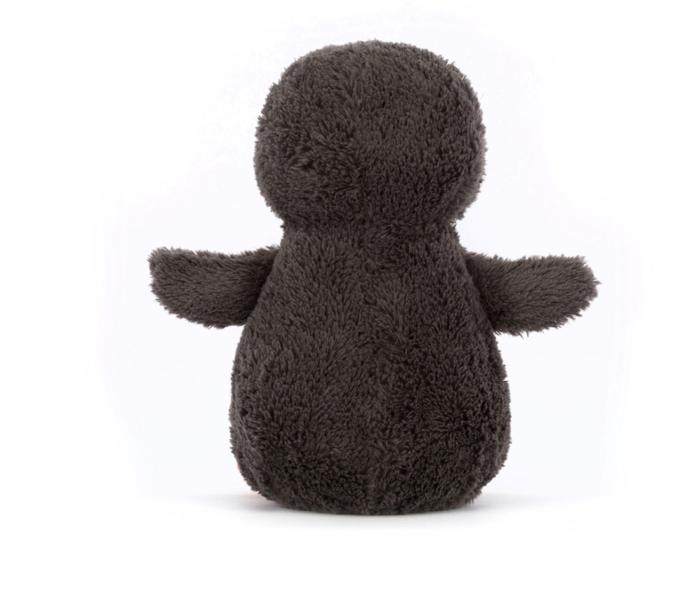 Peluche Peanut Penguin Medium Jellycat, pingouin gris foncé et crème