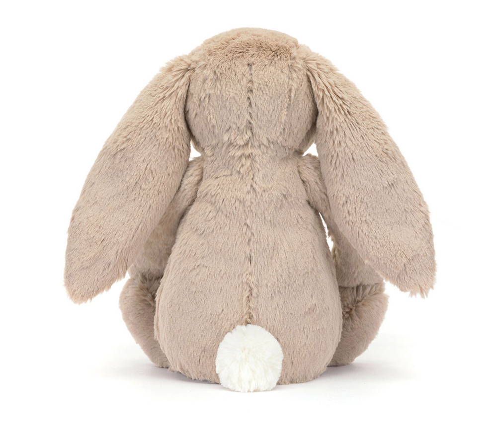 Peluche lapin Blossom Beige Bunny Petal Jellycat beige avec oreilles fleuries